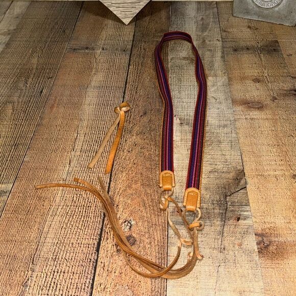 Consuela PINK SLIM WEBBING CROSSBODY STRAP & Bag Leather Accent Replacement - Picture 1 of 11